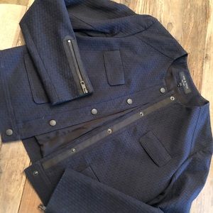 rag and bone navy and black jacket